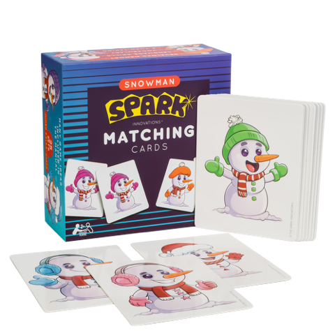 Spark Snowman Matching Cards