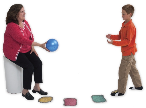 CMC therapist with ball pic CMC therapist with ball pic