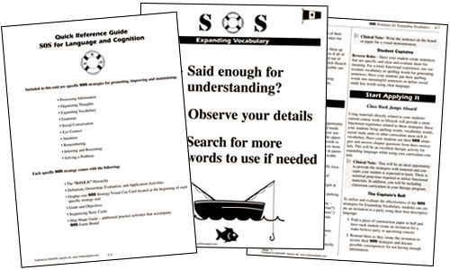 SOS Downloads for Speech Therapy