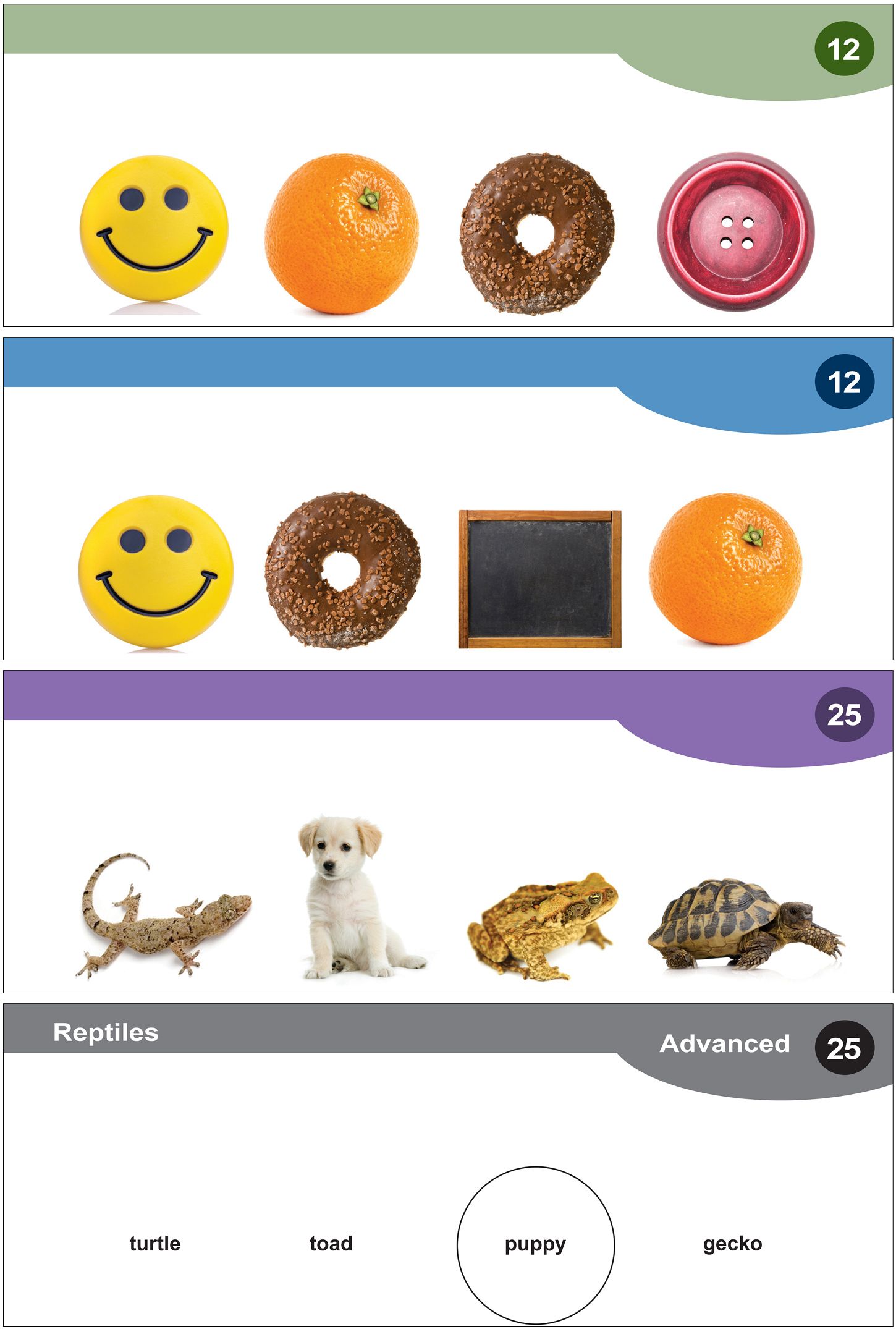 SLP Picture Categories Cards For Speech Therapy