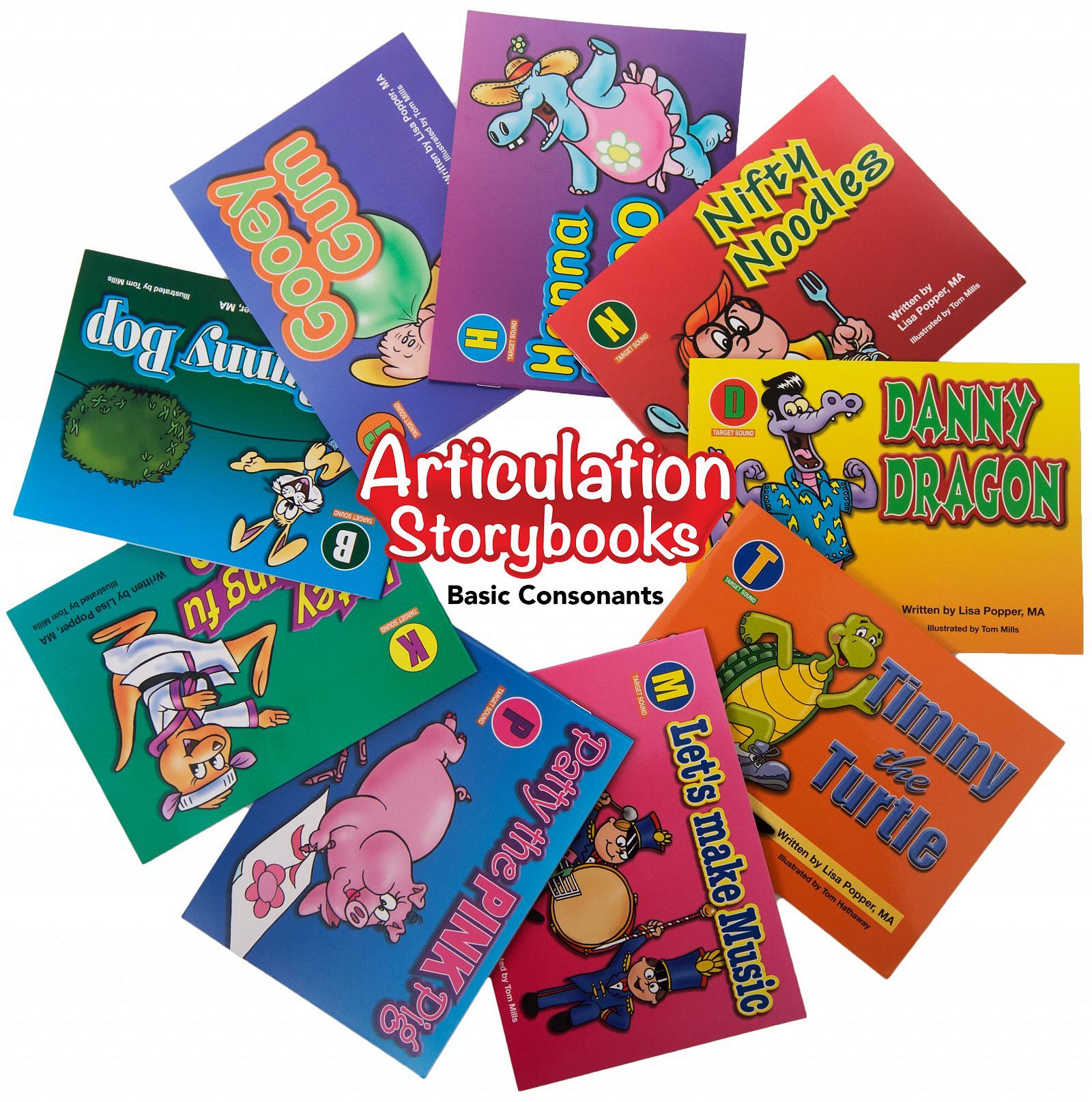 Articulation Therapy Basic Consonants Set