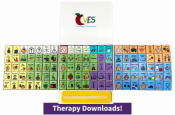 This order includes the CVES™ 105 – Intermediate Core Foldout with 105 core vocabulary icons and core communication card. Can be used standalone for icon exchange and as a language teaching tool. CVES™ 105 is compatible with the CVES™ Full System. Features Boardmaker PCS® icons.