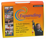Expand oral and written expression with this brilliant multi-sensory program. No longer receive one-word responses when asking students to describe vocabulary, objects or events. The hierarchical approach will quickly take a student's expression from single words to descriptive paragraphs to full reports!