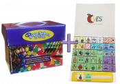 The K&K Sign/Select To Talk helps to select and shape vocal language for individuals with complex communication needs. The CVES Beginner Core Foldout is a great way to start with a low-tech AAC communication platform.