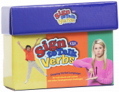 Targets 40 common actions (verbs) to promote spontaneous communication and interaction for nonverbal young children with autism. Helps to build a foundation of intelligible, functional speech by providing a bridge from signing to vocal communication. Each verb is featured on 2 unique photo cards to support concept generalization.