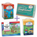 Save $147 with this special combo offer! Receive these 4 amazing apraxia therapy resources developed by Nancy Kaufman. This order includes both Kaufman Treatment Kits, Kaufman Workout Book and the engaging Doghouse Apraxia Therapy Game. Use this approach to expand verbal communication while controlling for speech motor coordination difficulty throughout the treatment process.