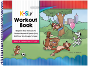 Ideal follow up to Kaufman Treatment Kit 1. Use Workout Book to quickly expand single words into functional phrases and sentences. Includes 16 cueing and scripting workouts that build on the simple syllable shapes learned in Kaufman Kit 1. Features the familiar Mutt Family characters and includes downloadable, reproducible materials that are great for home programs!