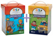 Save $100 when you combine these two best-selling apraxia treatment resources. Kaufman Kit 1 will teach children to combine consonants and vowels to form words. Once a child has mastered the sounds in Kaufman Kit 1, Treatment Kit 2 helps to refine intelligibility by addressing more complicated speech motor movements and synthesis into initial and final word positions.