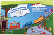 Playful, hands-on therapy tool to help children move into expressive and receptive language skills while controlling for speech motor difficulty. Cue cards direct the Mutt Family characters into action as children learn to formulate 2 and 3 word combinations.