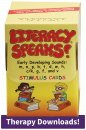 Incorporate orthographic instruction into your therapy sessions to remediate speech errors while supporting literacy and language skill development. Order includes stimulus cards, printables, and supportive activities to target the early developing sounds of /m, n, p, b, t, d, w, h, c/k, g, f, v/.