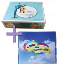 SAVE $61 when you order these 2 innovative therapy programs! 'R' Made Simple is an entirely different approach to /r/ remediation.  Color My Conversation teaches the language and social skills needed for face-to-face conversations!