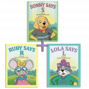 The Sound Tales Series is a set of 3 books geared towards helping children learn how to articulate and read the most difficult consonant sounds.