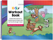 Ideal follow up to Kaufman Treatment Kit 1. Use Workout Book to quickly expand single words into functional phrases and sentences. Includes 16 cueing and scripting workouts that build on the simple syllable shapes learned in Kaufman Kit 1. Features the familiar Mutt Family characters and includes downloadable, reproducible materials that are great for home programs!