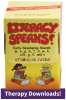 Literacy Speaks!&reg; Early Developing Sounds