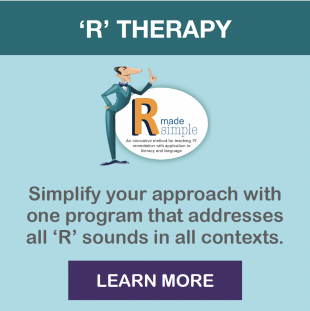 R Made Simple Program - Speech Therapy