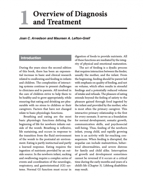 Sample Chapter 1 Diagnosis and Treatment