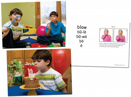 Autism Speech Therapy - Sign to Talk Verbs Cards