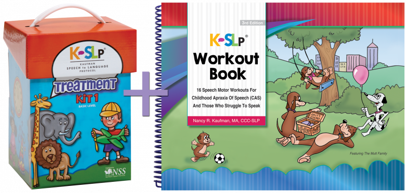 Kaufman (K-SLP) Treatment Kit 1 &amp; Workout Book