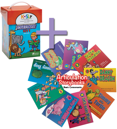 Kaufman (K-SLP) Treatment Kit 1 &amp; Articulation Storybooks - Basic Consonants