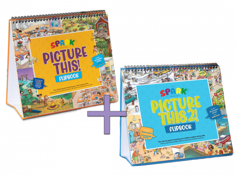 Spark Picture This 1 &amp; 2 Flipbooks Combo