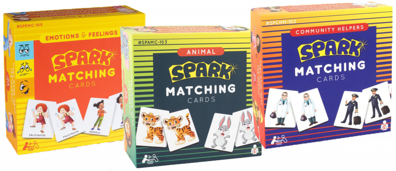 Spark Matching Cards 3-Set Combo