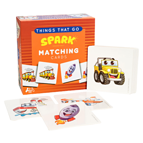 Spark Things That Go Matching Cards