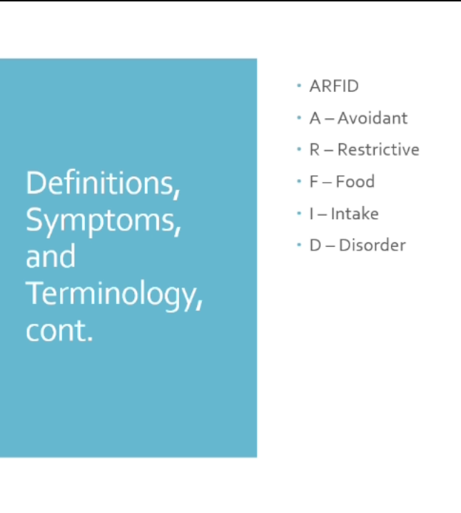 ARFID - Speech Therapy Training Course